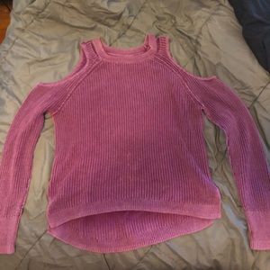 Hollister Cold Shoulder Sweater